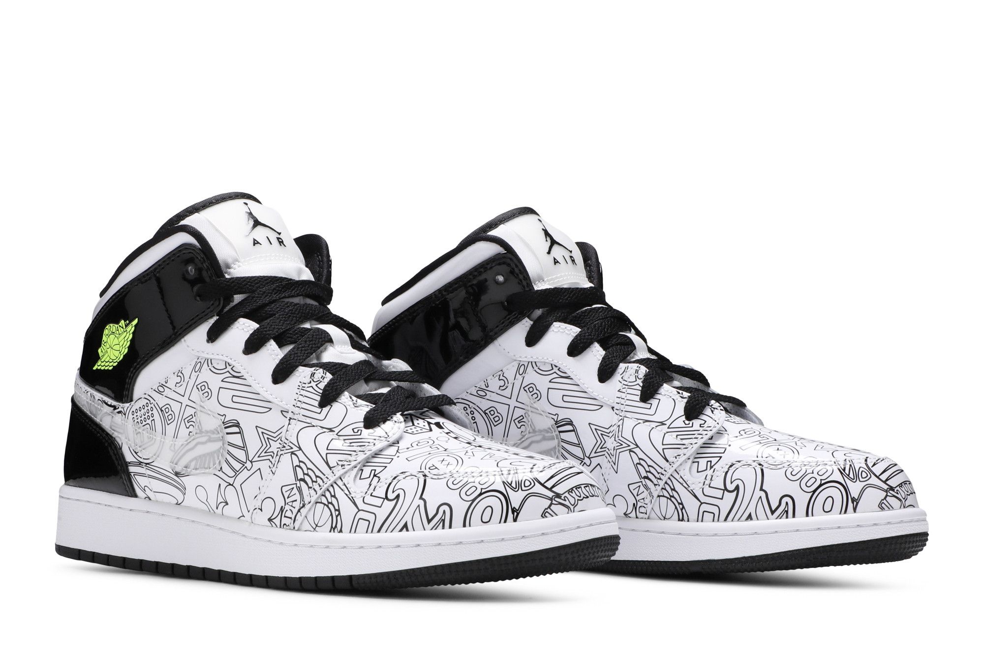 Buy Air Jordan 1 Mid SE GS 'DIY' - DC4099 100 | GOAT