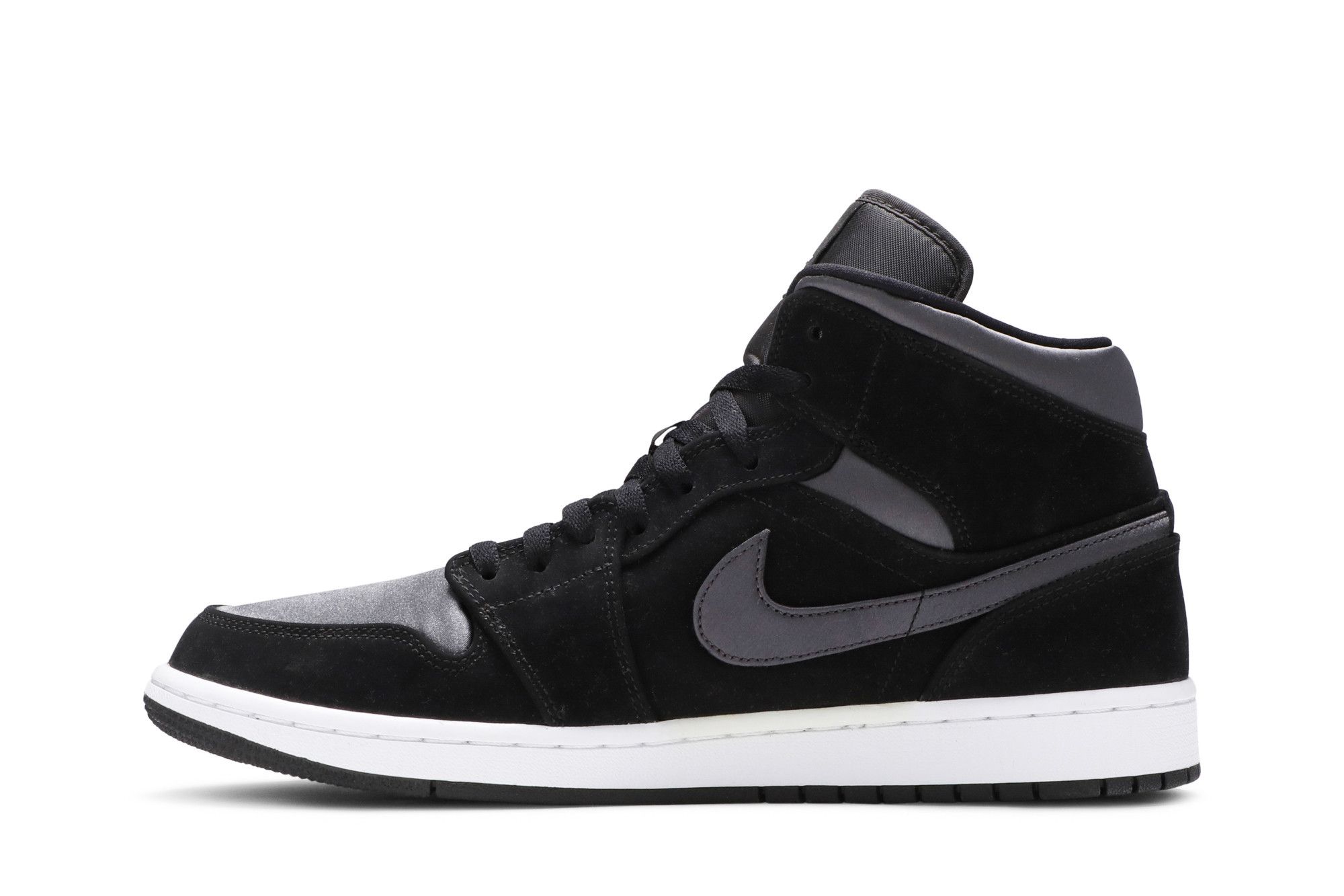 Buy Air Jordan 1 Mid SE Nylon 'Black Grey' - 852542 012 | GOAT