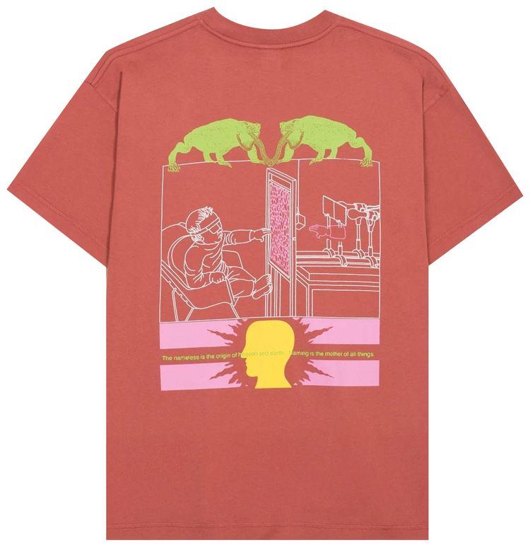 Brain Dead Profound Calming Techniques T Shirt Orange