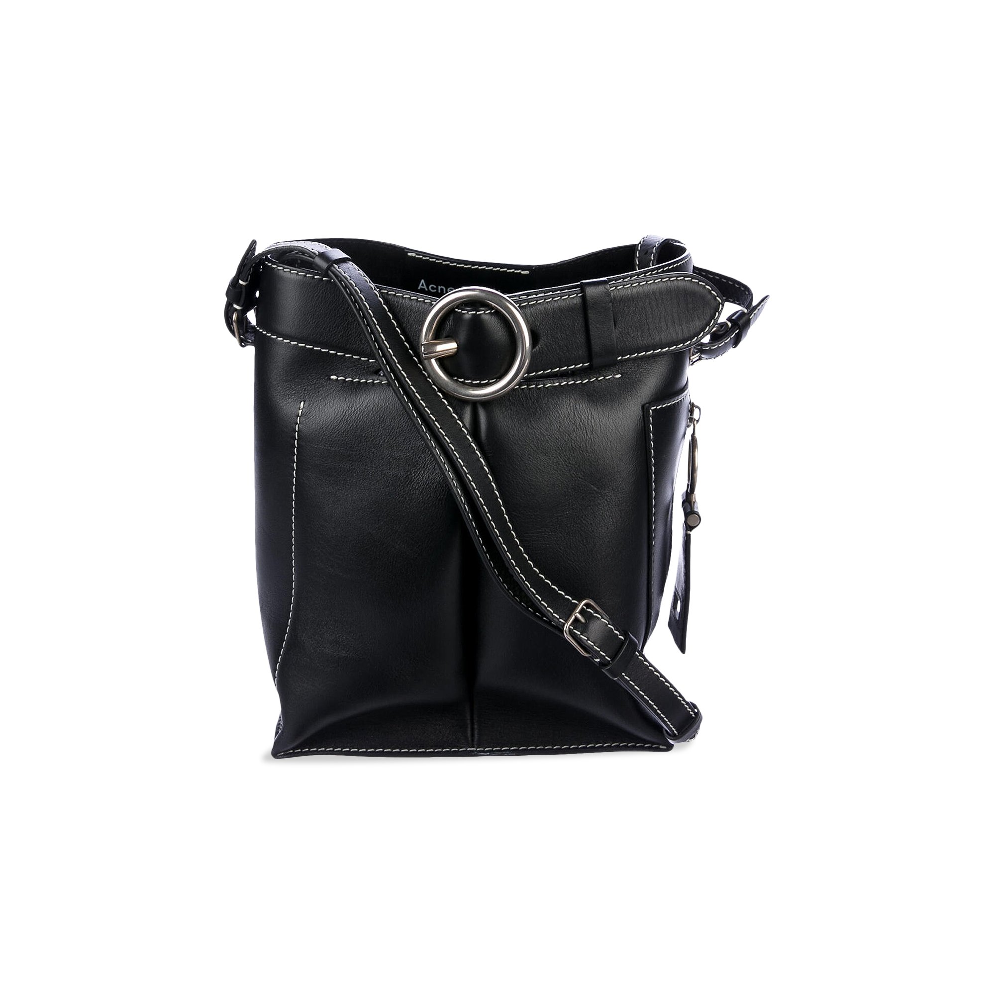 Buy Acne Studios Leather Buckle Bag 'Black' - 0352 200000408LBB