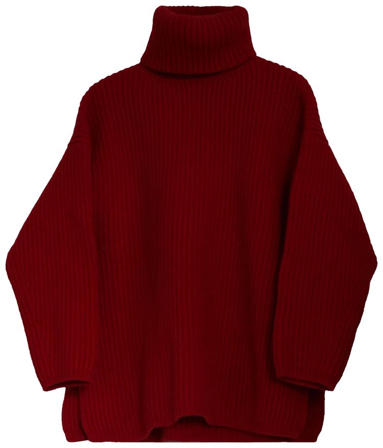 Acne Studios Nalle Turtleneck Sweater Red