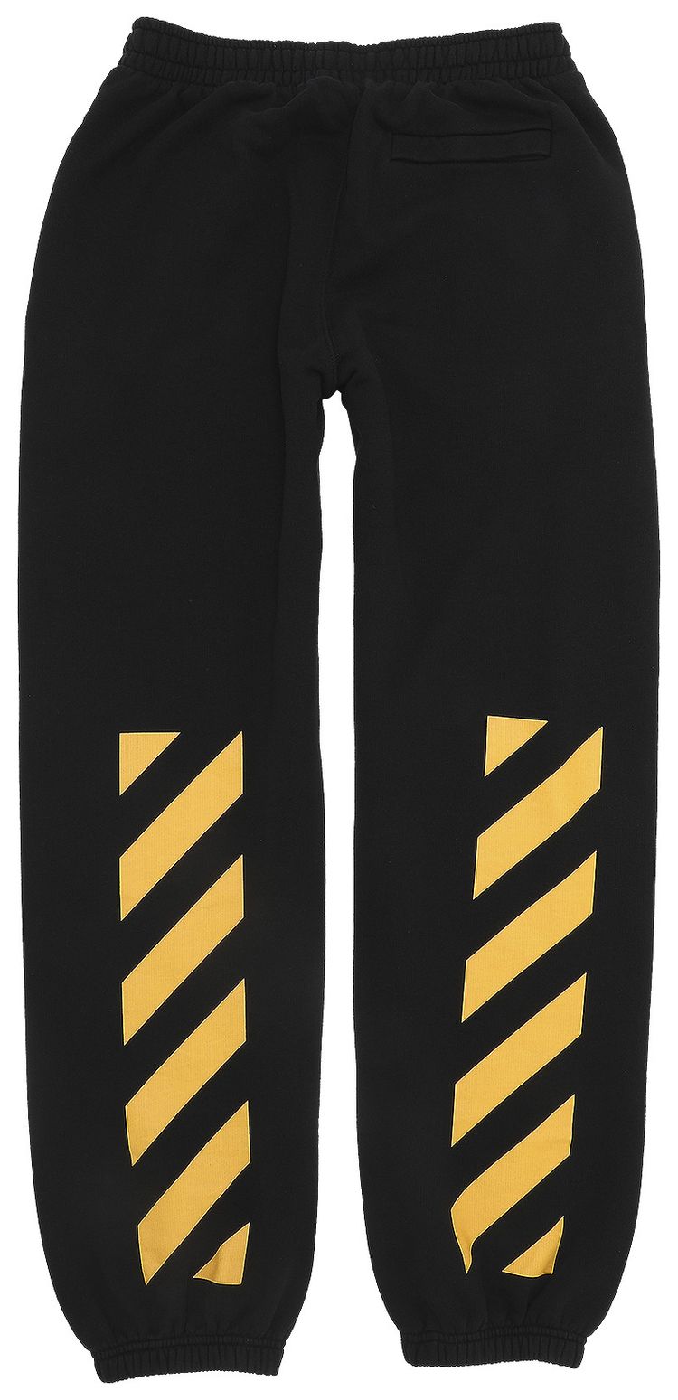 Off White Carav Painting Slim Sweatpant BlackMulticolor