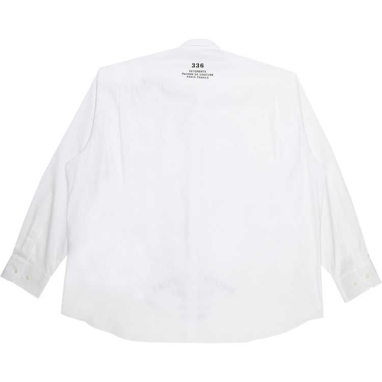 Vetements Maison De Couture Logo Shirt White