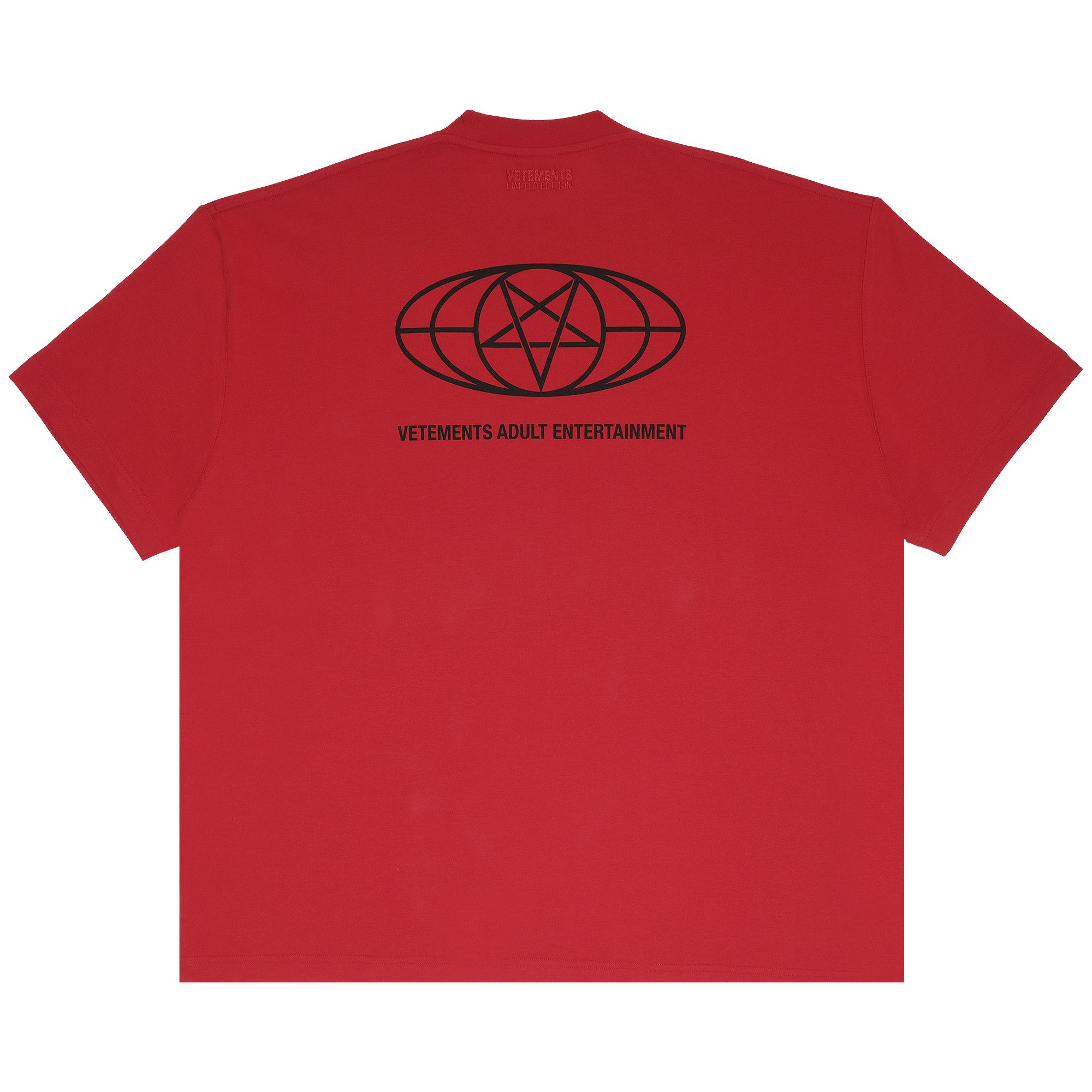 Buy Vetements 18+ Restricted T-Shirt 'Red' - UA52TR390R RED | GOAT