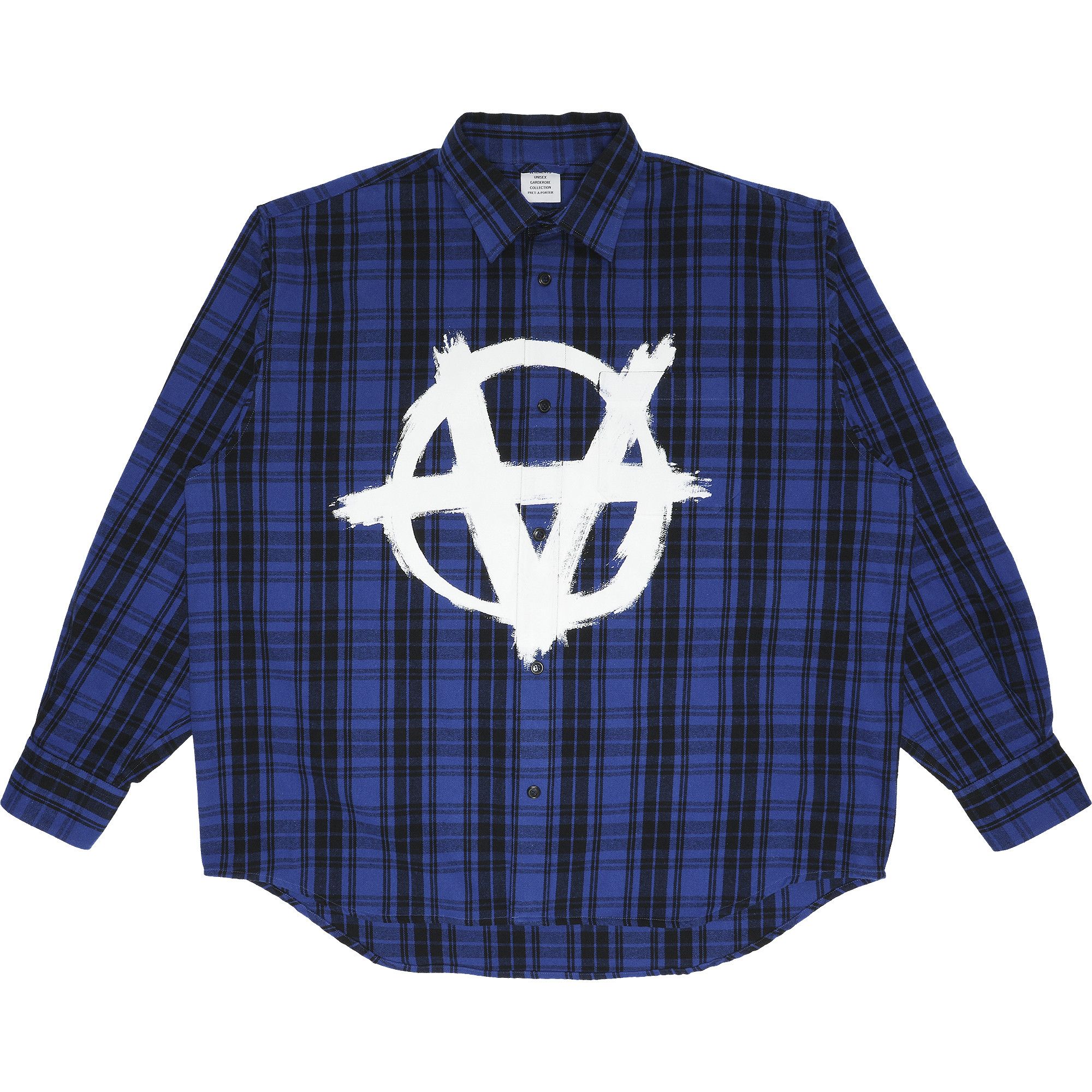 ブランド通販サイトをすべて The Of Anarchy/Children Vetements Buy Night Shirt Flannel トップス