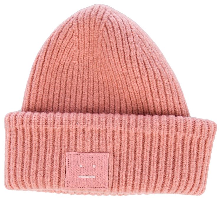 Acne Studios Wool Knit Hat Pink