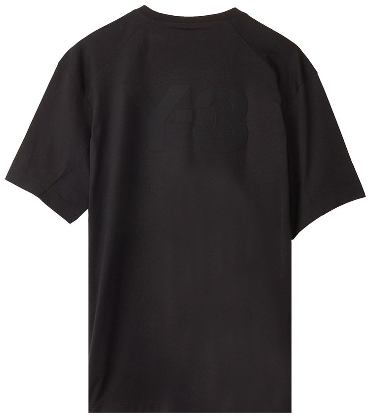 Y 3 Classic Back Logo Tee Black