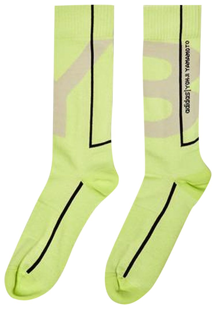 Y 3 CL Logo Socks Frozen Yellow
