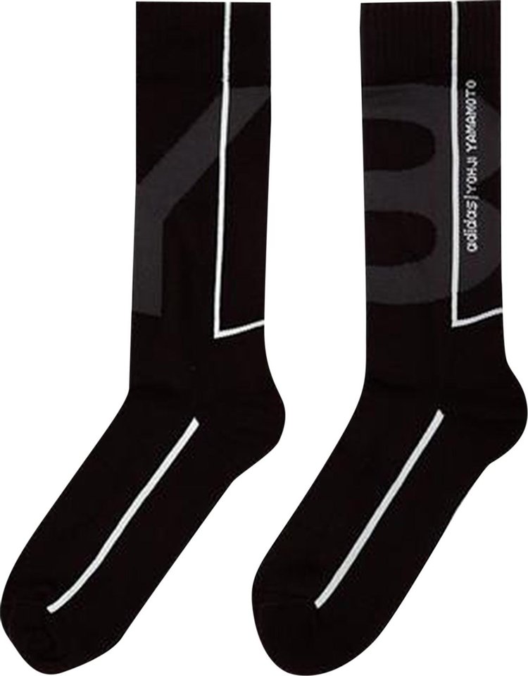 Y 3 CL Logo Socks Black