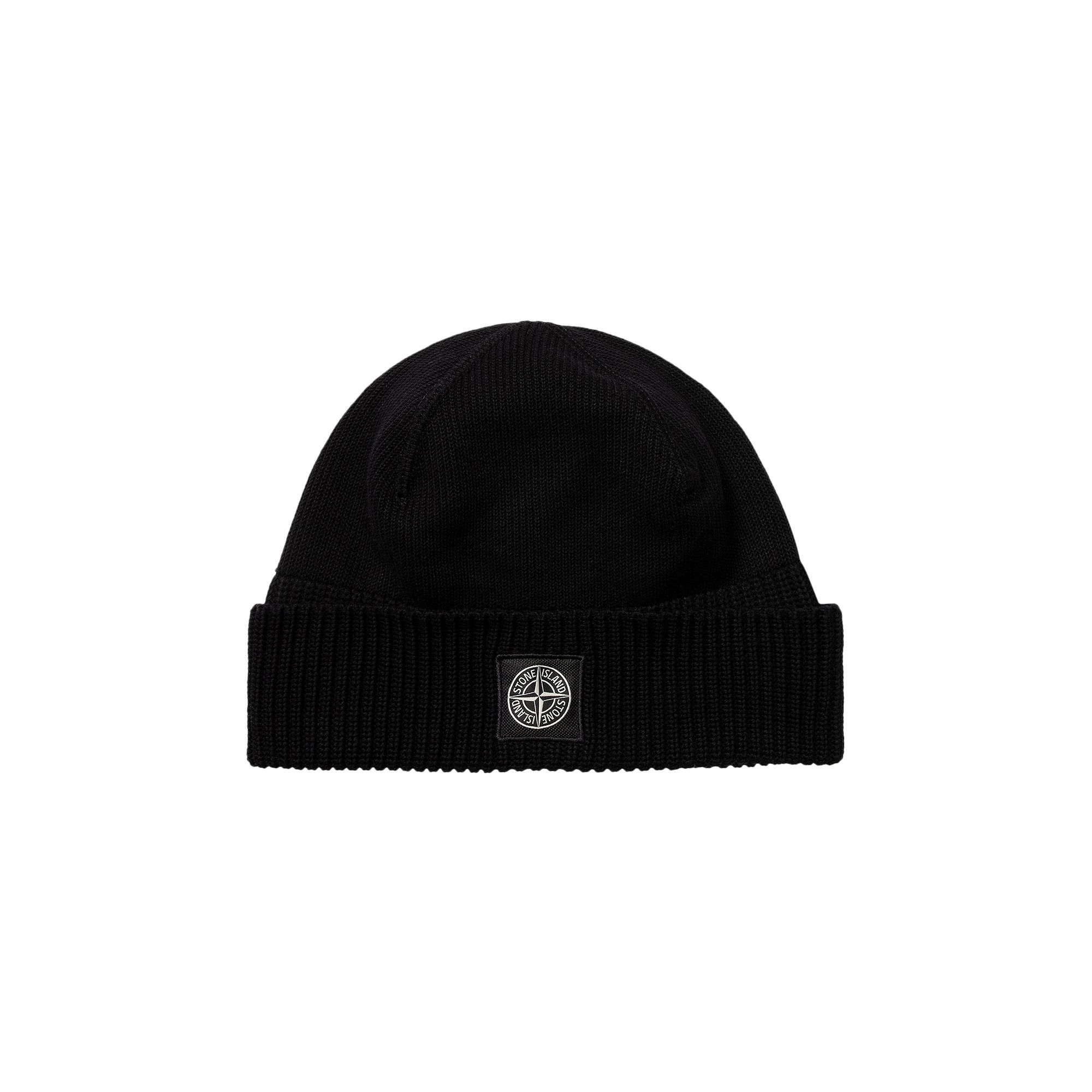 Buy Stone Island Patch Logo Beanie 'Black' - 7515N04C6 V0029 | GOAT