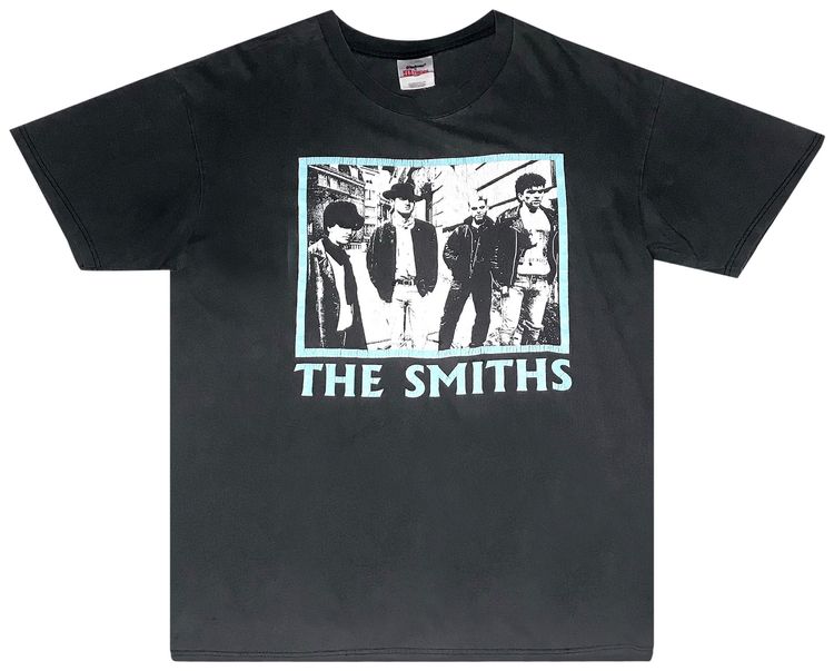 Vintage Late The Smiths Meat Is Murder Tee Black