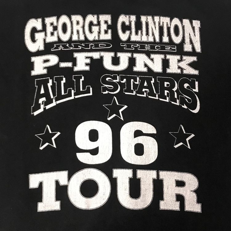 Vintage George Clinton  The P Funk Allstars Return Of The Mothership Tee Black