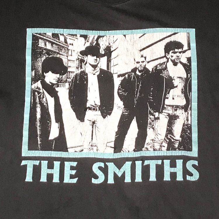 Vintage Late The Smiths Meat Is Murder Tee Black