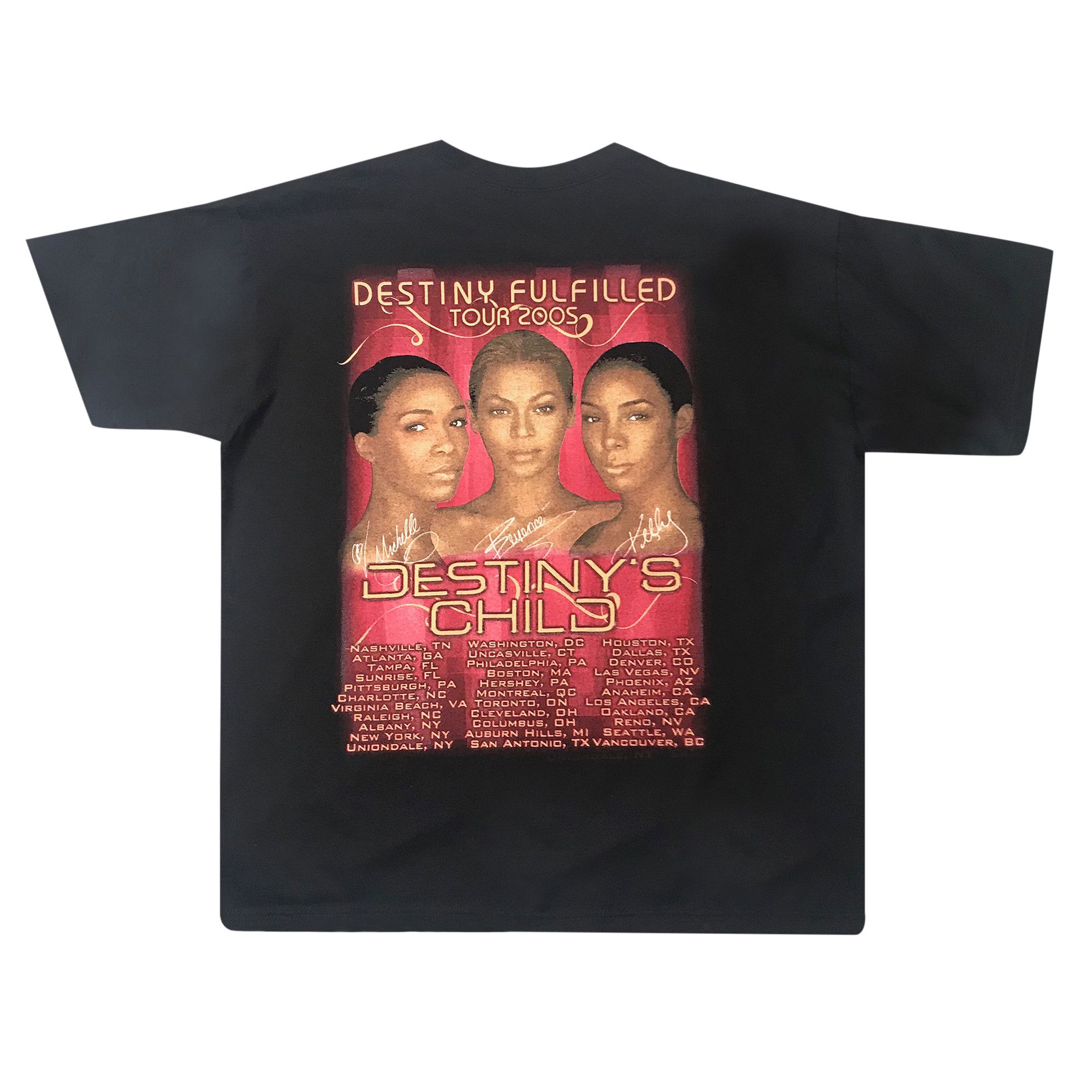 Buy Vintage Destiny's Child Destiny Fulfilled Tee 'Black' - 2903