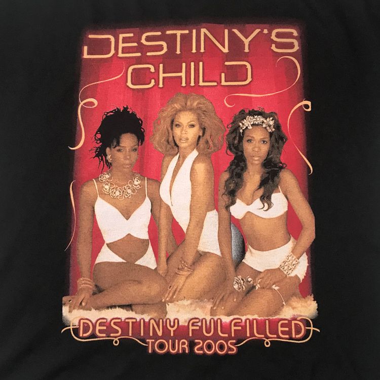 Vintage Destinys Child Destiny Fulfilled Tee Black