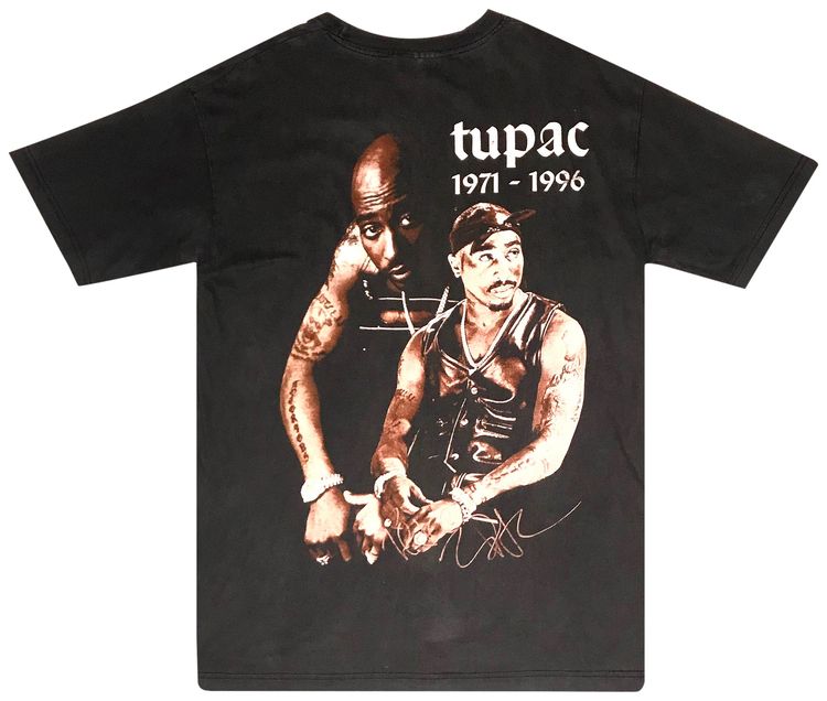 Vintage Late Tupac Shakur Only God Can Judge Me Tee Black