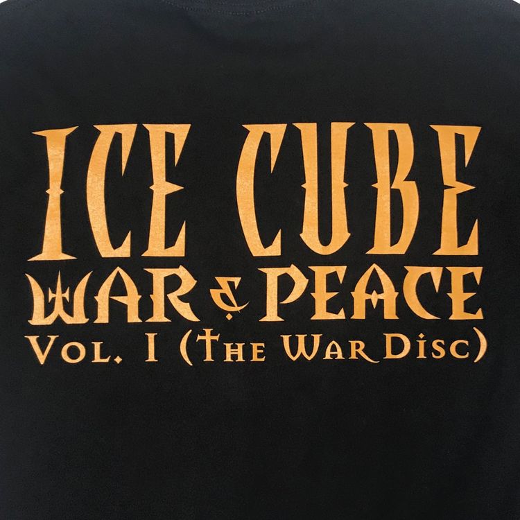 Vintage Ice Cube War  Peace Vol 1 Tee Black