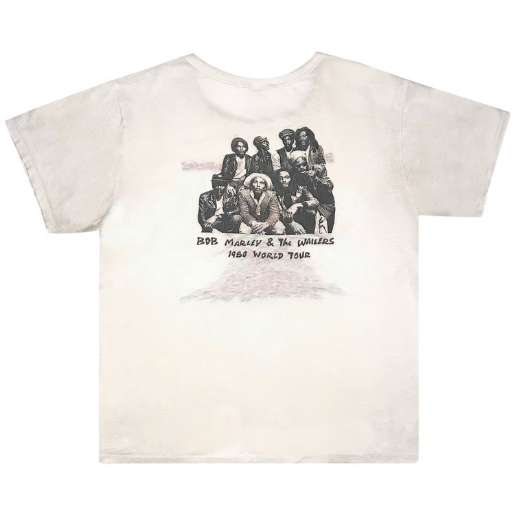 Vintage Bob Marley  The Wailers Uprising Us Tour Tee White