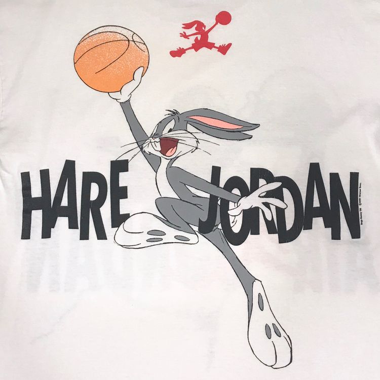 Vintage Air Jordan Hare Jordan Tee White
