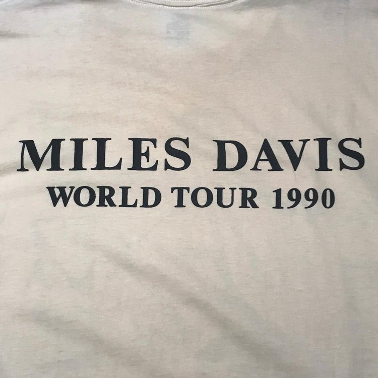 Vintage Miles Davis Last Tour Tee Black