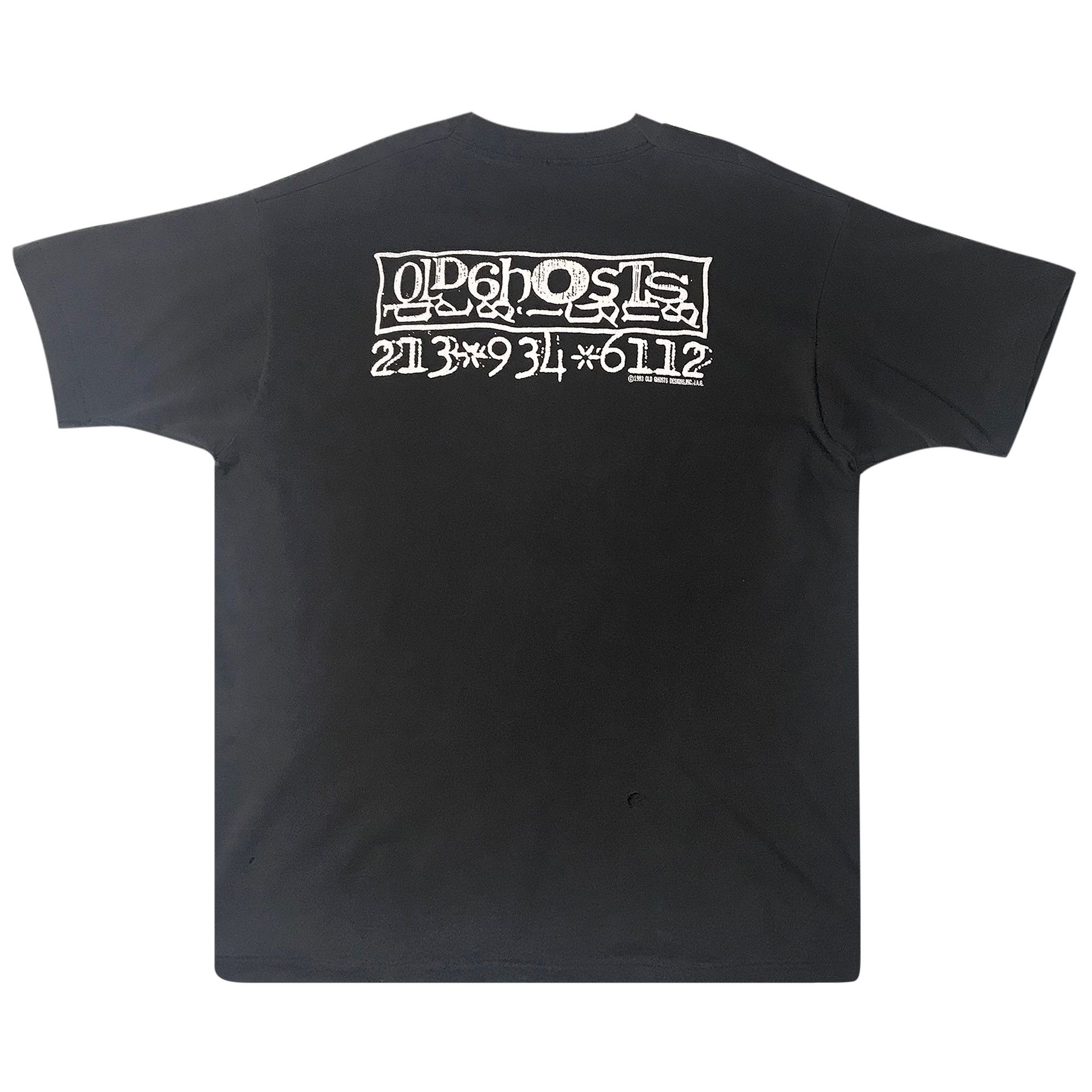 Buy Vintage Old Ghost Designs Kill Your T.V. Tee 'Black