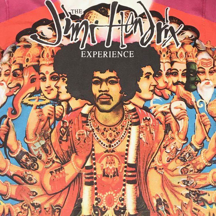 Vintage Jimi Hendrix Axis Bold As Love Tee Multicolor