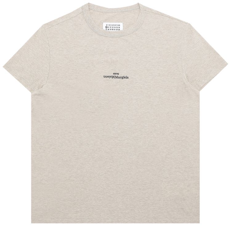 Maison Margiela Reverse Logo T Shirt Beige