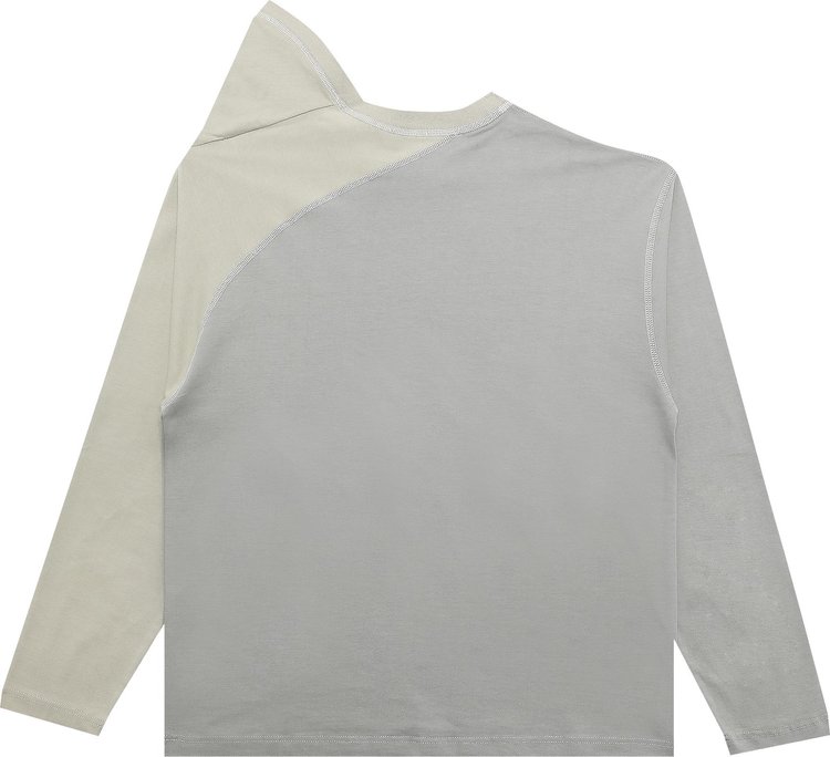 YProject Clip Shoulder Long Sleeve T Shirt KhakiBeige