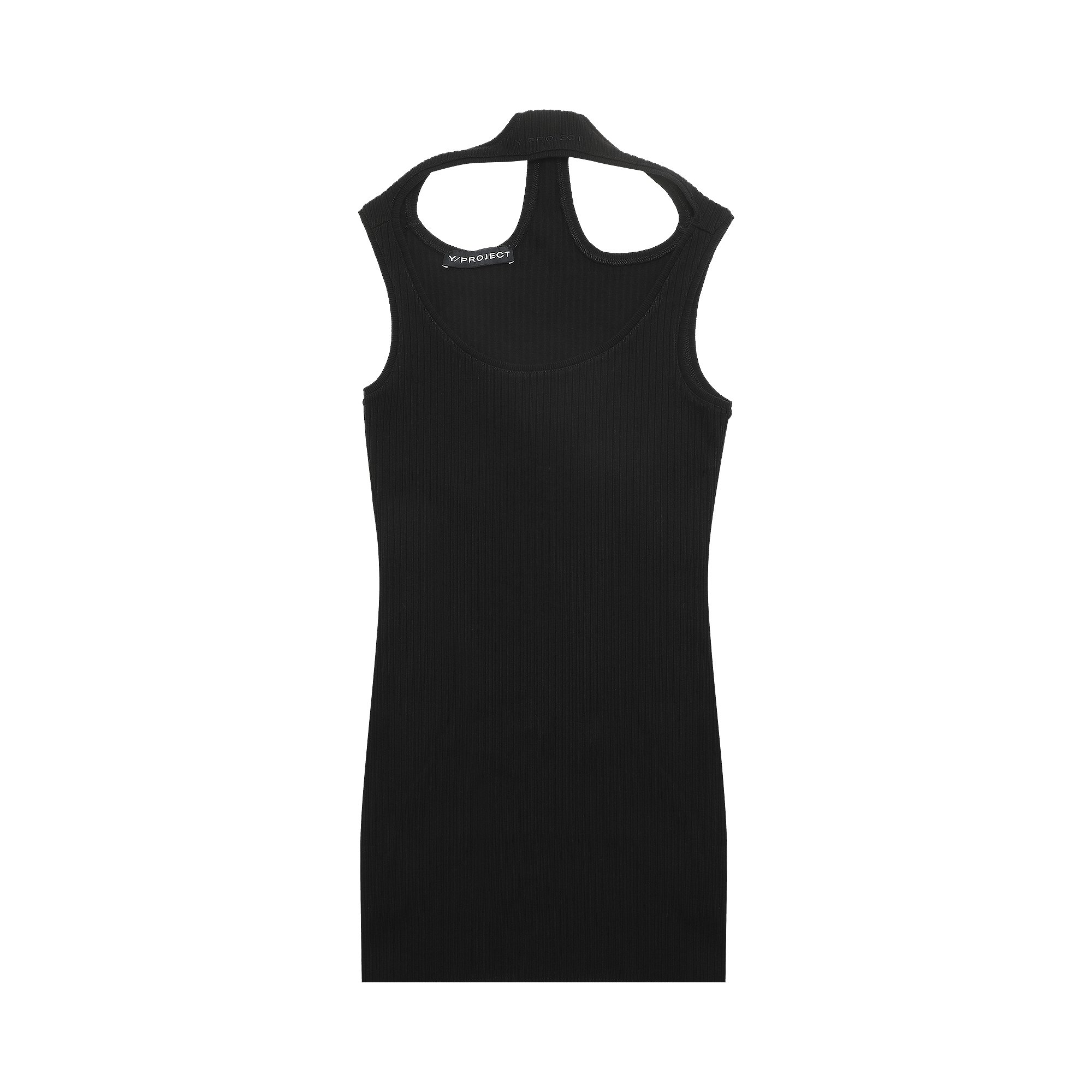 Buy Y/Project Three Collar Dress 'Black' - WTSDRESS49 S21 BLAC | GOAT