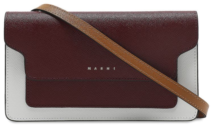 Marni EW Mobile Phone Case Bag RedWhiteDijon