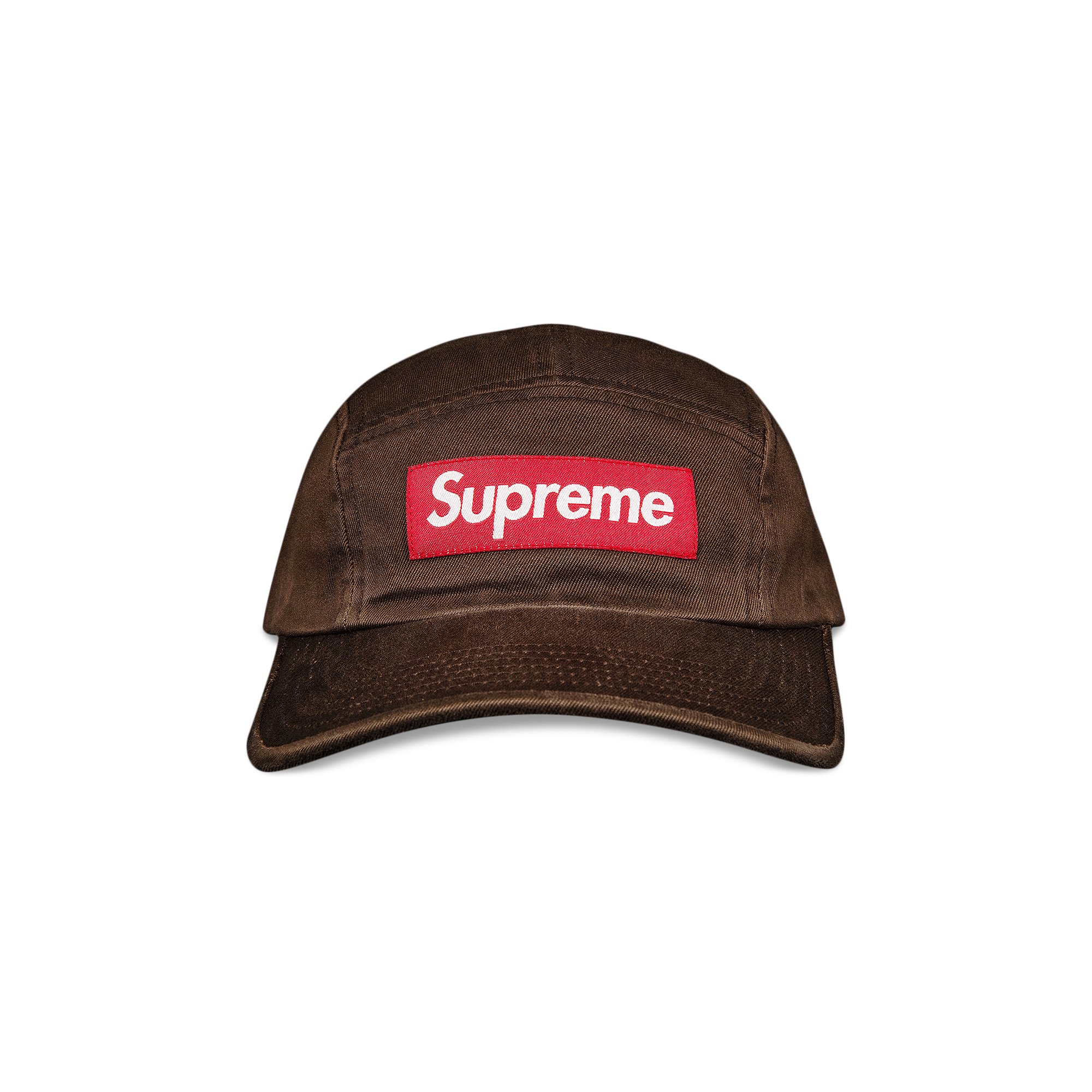 Buy Supreme Washed Chino Twill Camp Cap 'Brown' - FW21H90 BROWN | GOAT