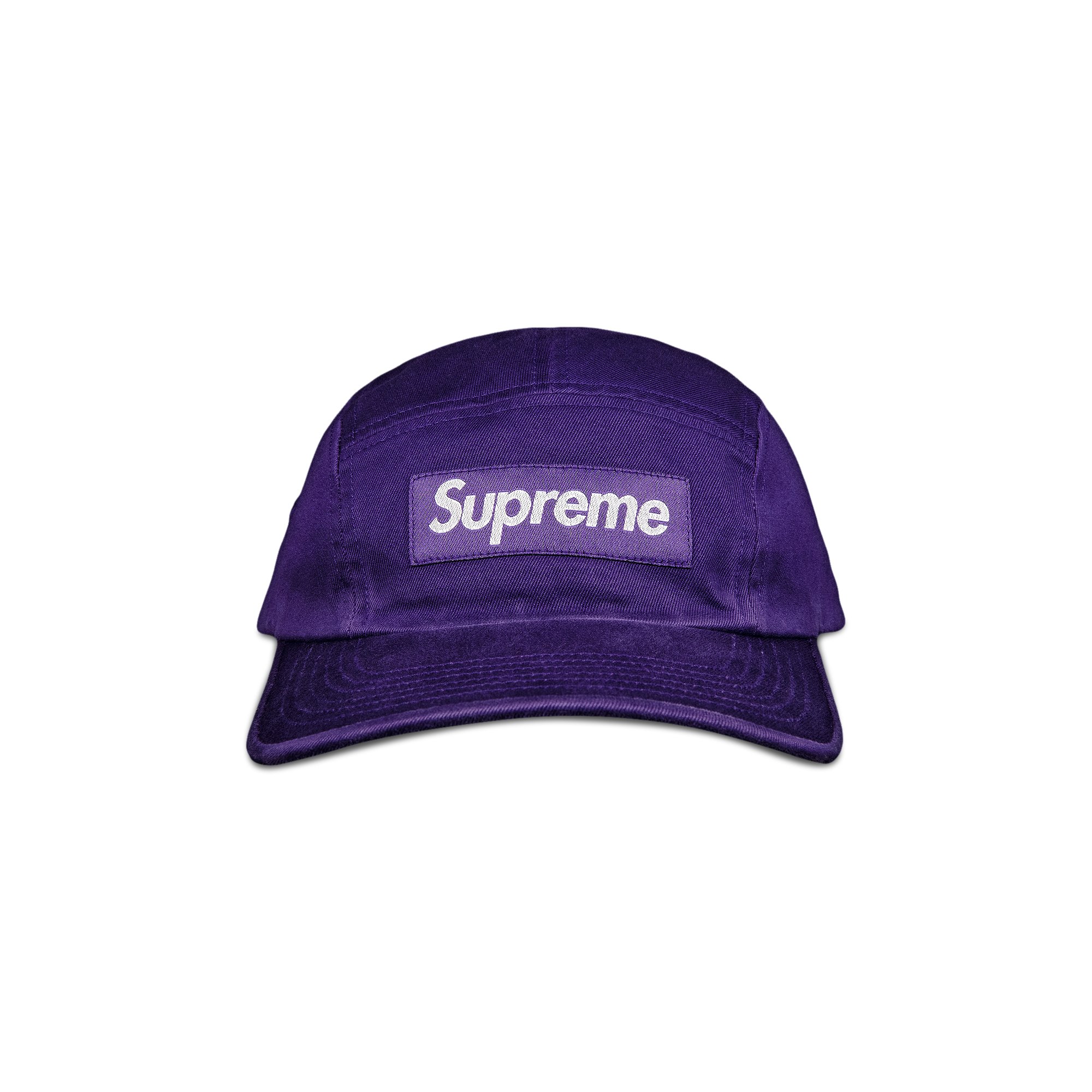 Buy Supreme Washed Chino Twill Camp Cap 'Dark Purple' - FW21H90