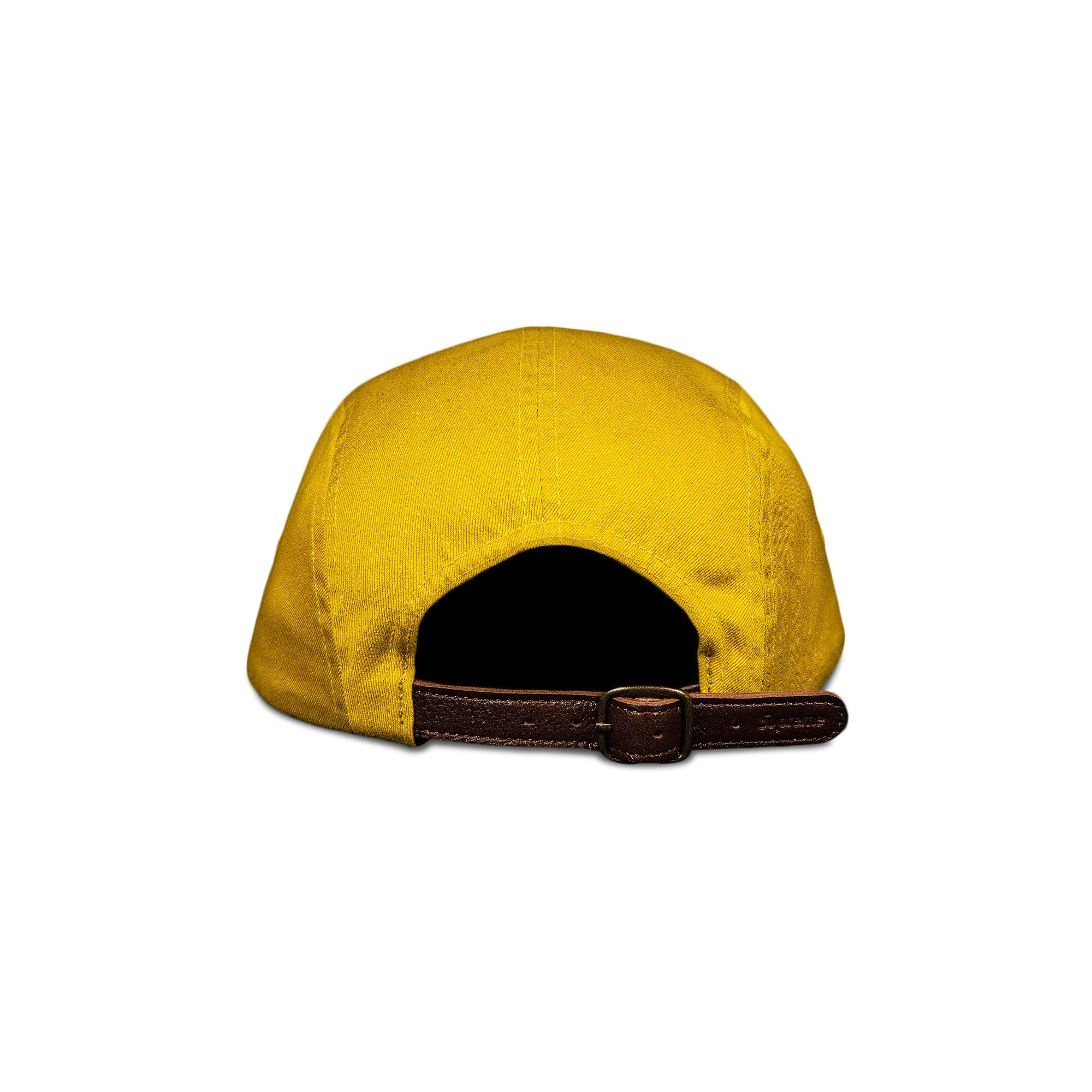Buy Supreme Washed Chino Twill Camp Cap 'Sulfur' - FW21H90
