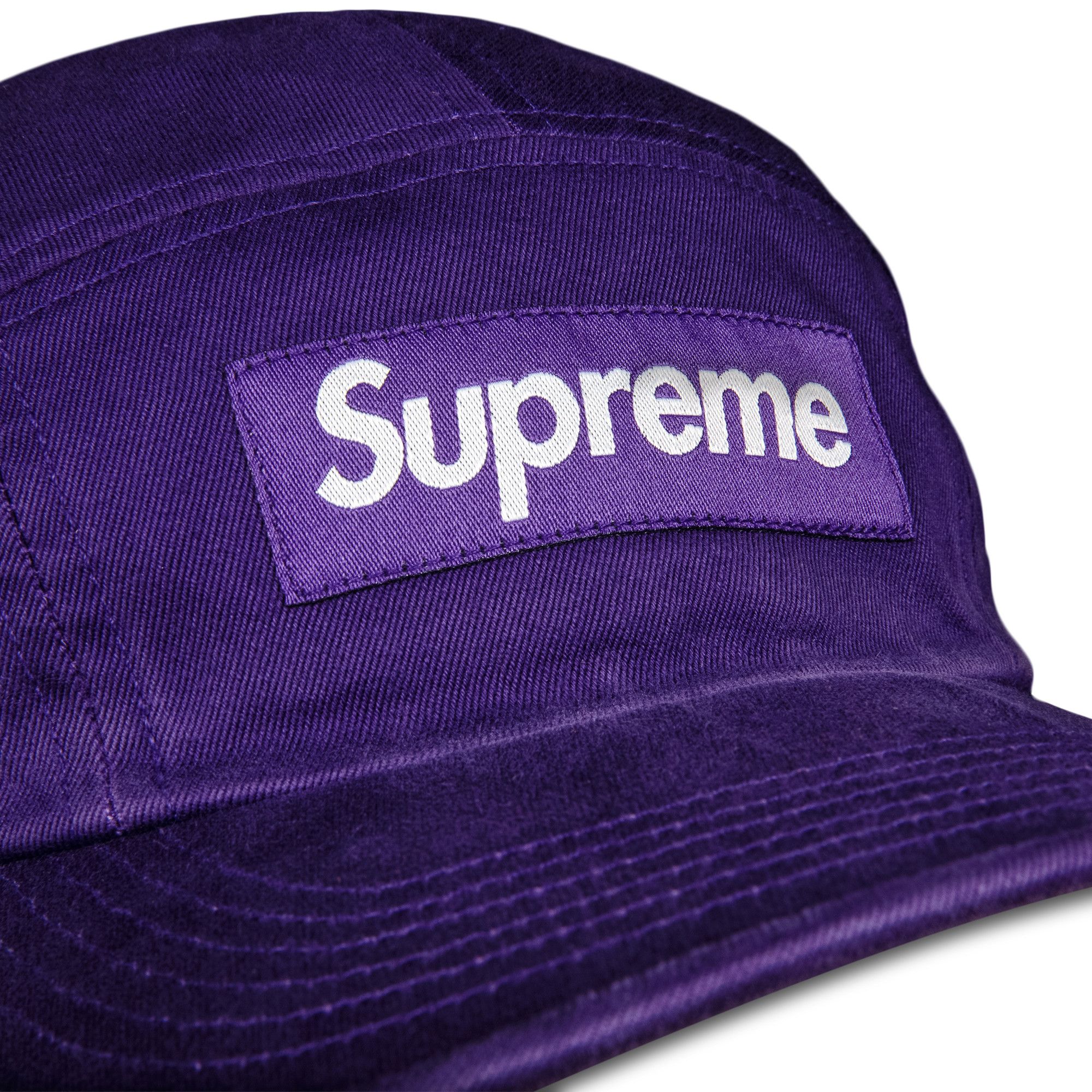 Buy Supreme Washed Chino Twill Camp Cap 'Dark Purple Buy Supreme Washed Chino Twill Camp Cap 'Dark Purple
