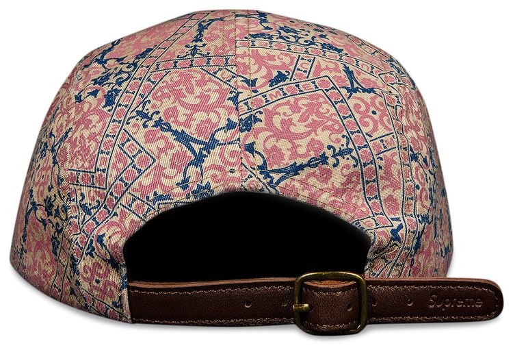 Supreme Washed Chino Twill Camp Cap Floral Cards