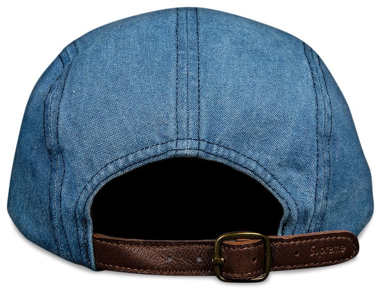 Supreme Washed Chino Twill Camp Cap Denim