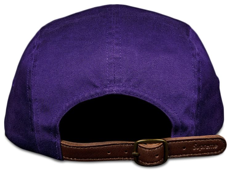 Supreme Washed Chino Twill Camp Cap Dark Purple