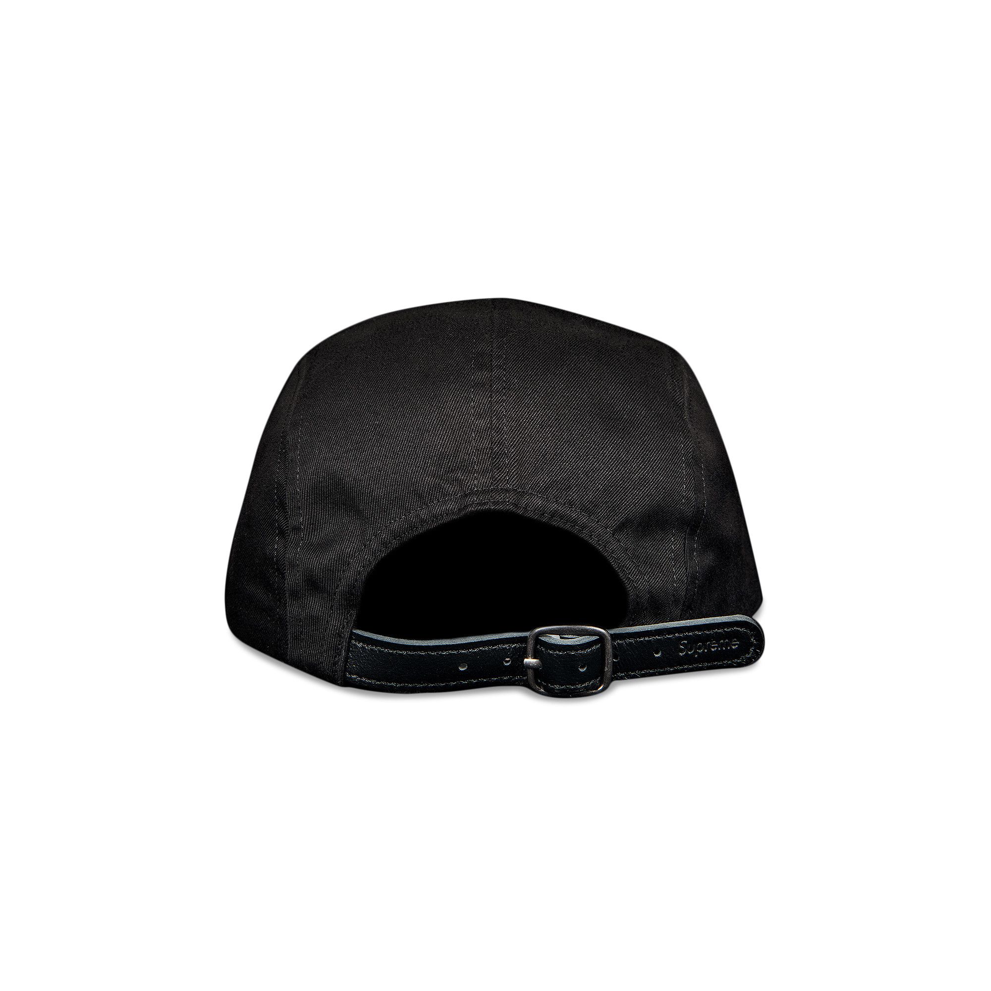 Buy Supreme Washed Chino Twill Camp Cap 'Black' - FW21H90