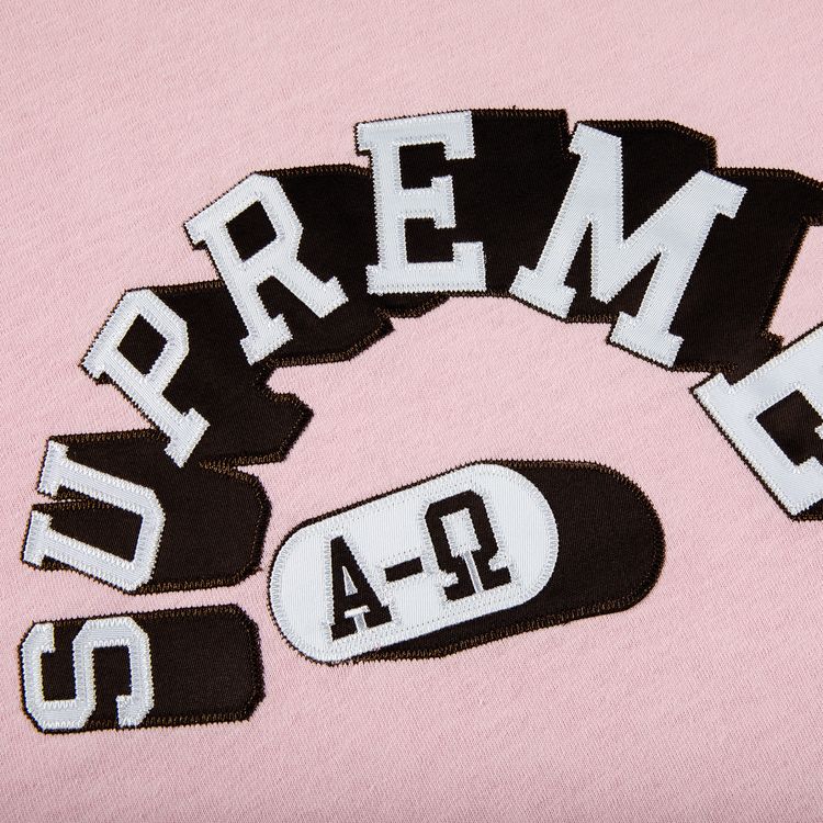 Supreme Alpha Omega Short Sleeve Top Dusty Pink