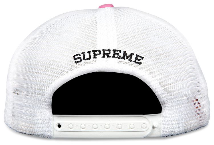 Supreme Authorized Mesh Back 5 Panel Pink