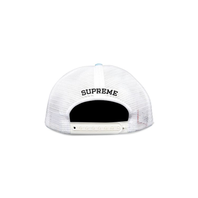 Supreme Authorized Mesh Back 5 Panel Light Blue