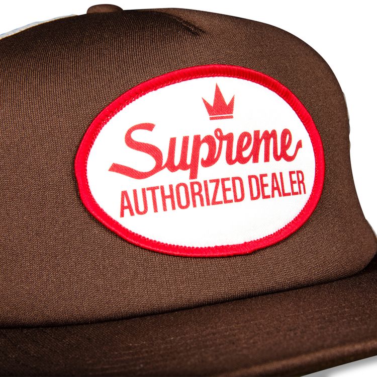 Supreme Authorized Mesh Back 5 Panel Brown