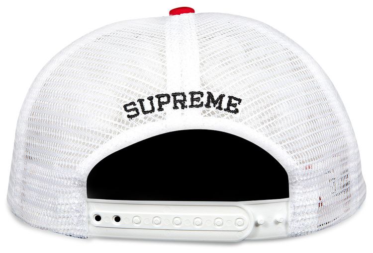 Supreme Authorized Mesh Back 5 Panel Red