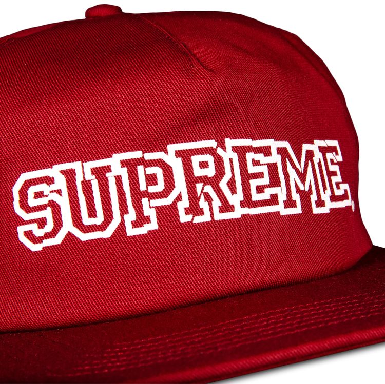 Supreme Shattered Logo 5 Panel Cardinal