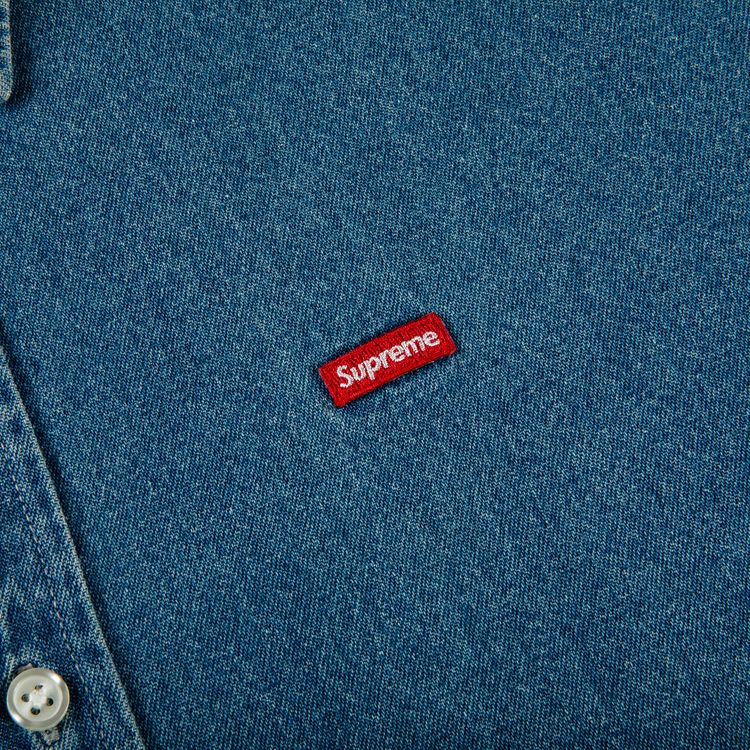 Supreme Small Box Twill Shirt Denim