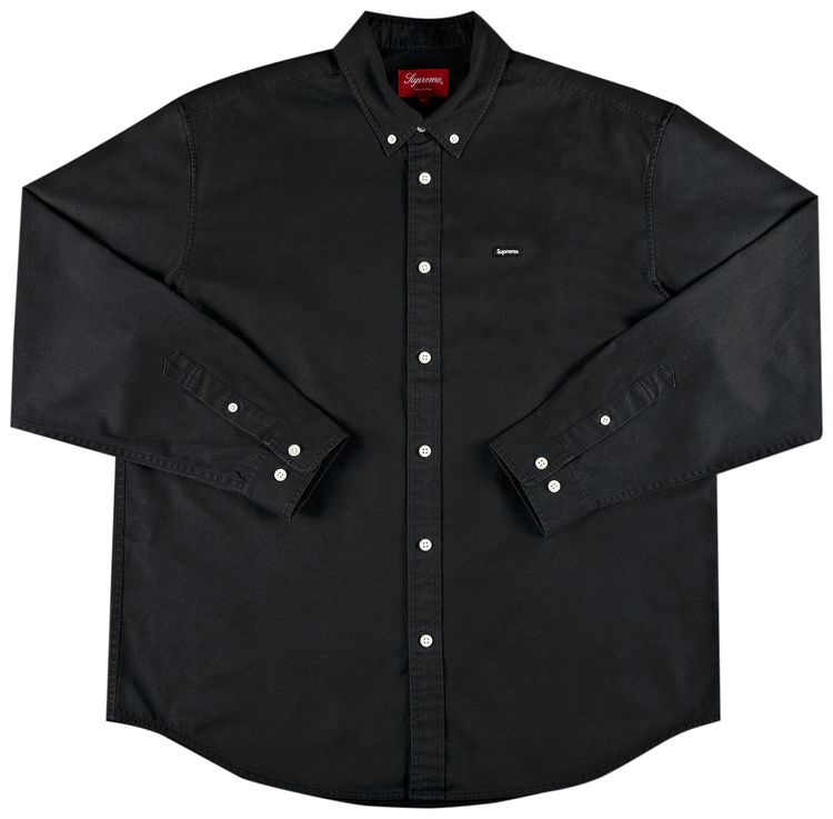Supreme Small Box Twill Shirt Black