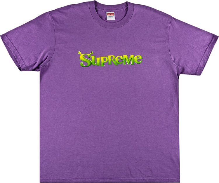Buy Supreme Shrek Tee 'Purple' - FW21T35 PURPLE | GOAT