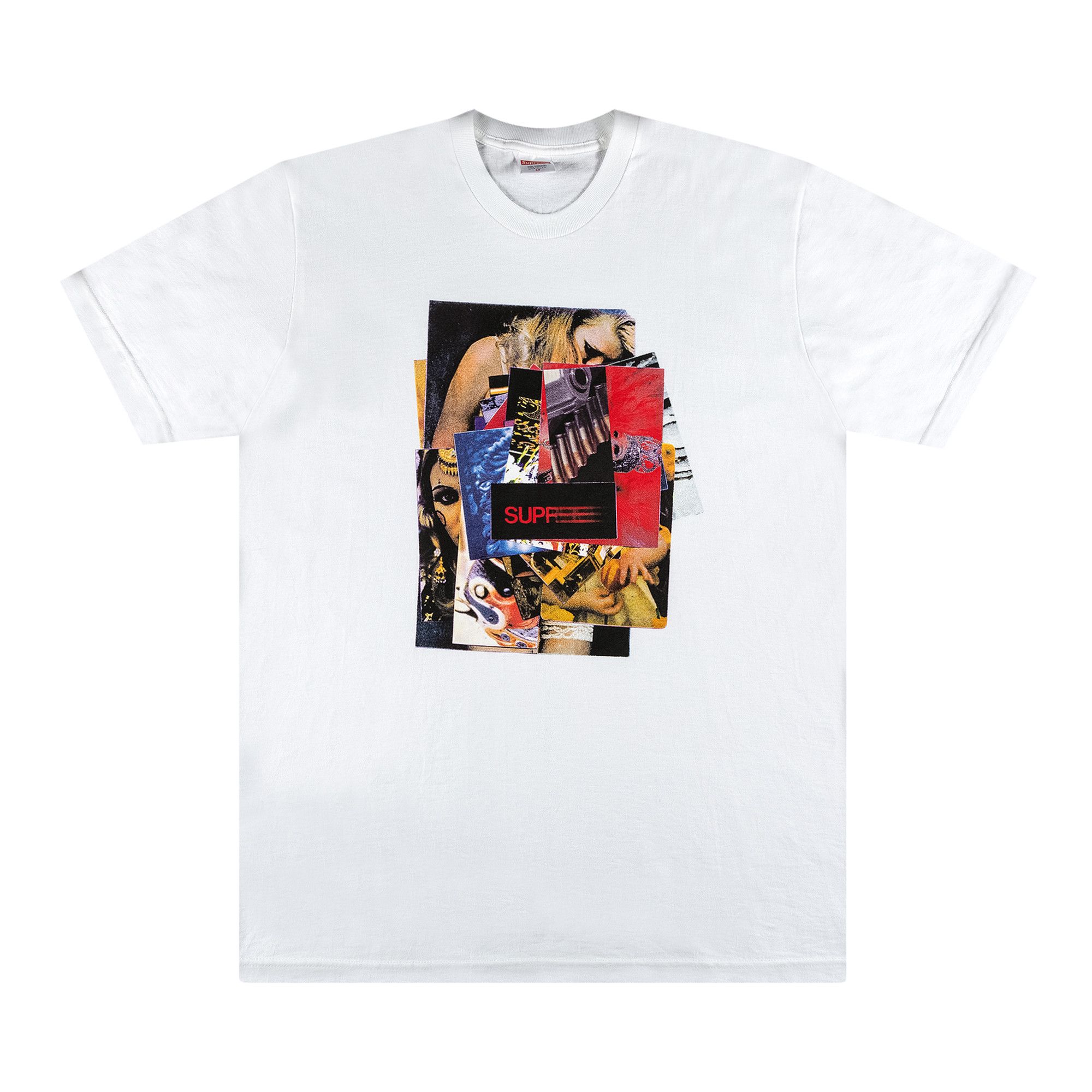 Buy Supreme Stack Tee White FW21T5 WHITE GOAT