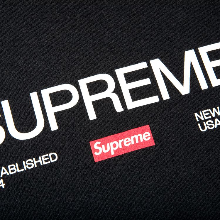 Supreme Est 1994 Tee Black