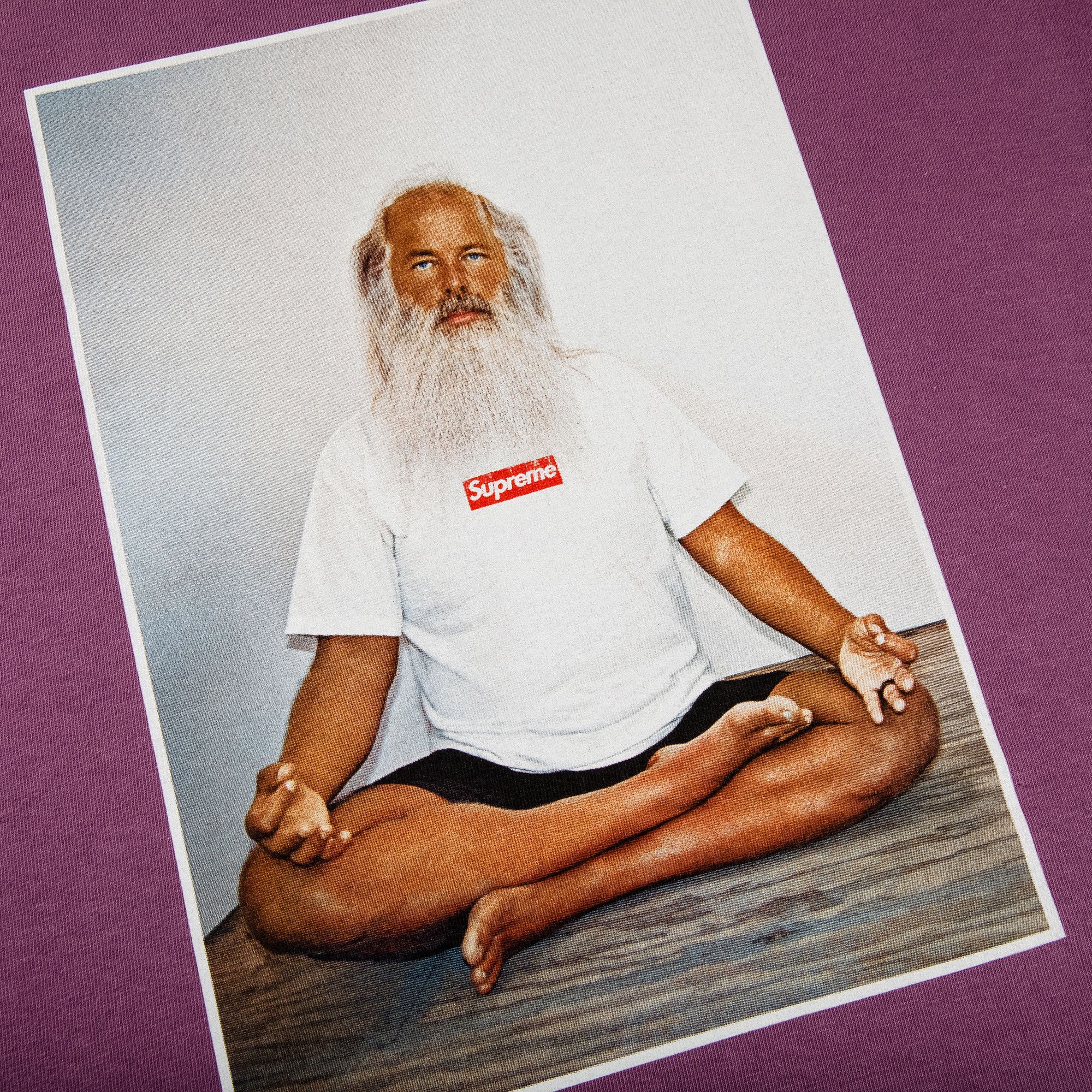 Buy Supreme Rick Rubin Tee 'Plum' - FW21T4 PLUM | GOAT